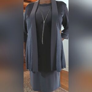 R&M Richards formal dress with shimmer jacket
